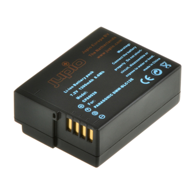 JUPIO<br/>BATTERIE COMPATIBLE PANASONIC DMW-BLC12E