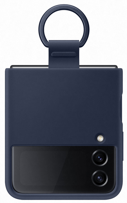 SAMSUNG<br/>coque avec anneau bleu p/galaxy z flip 4
