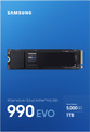 SAMSUNG INFORMATIQUE<br/>ssd int.990 evo nvme m2.1to.lect 5000mo/