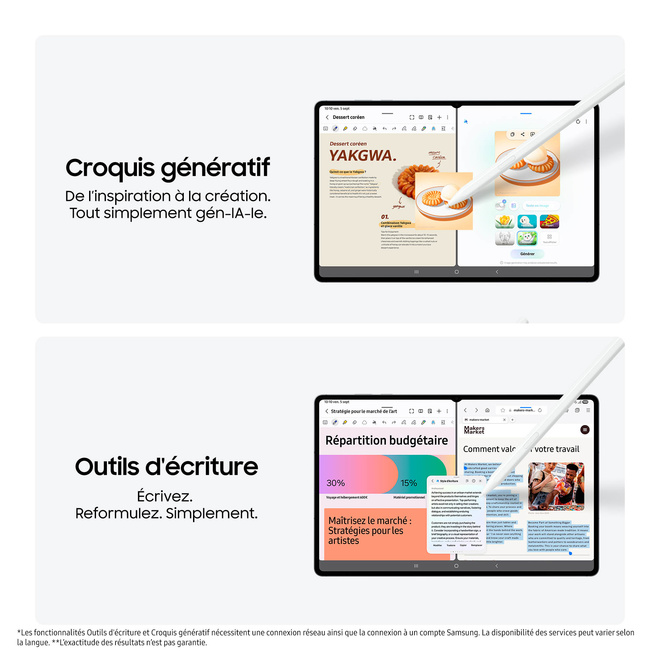 SAMSUNG INFORMATIQUE<br/>galaxy tab s11 ultra.12go.256go.wifi.slv