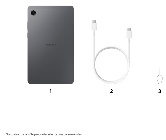 SAMSUNG INFORMATIQUE<br/>galaxy tab a11.4go.64go.4g.gray.