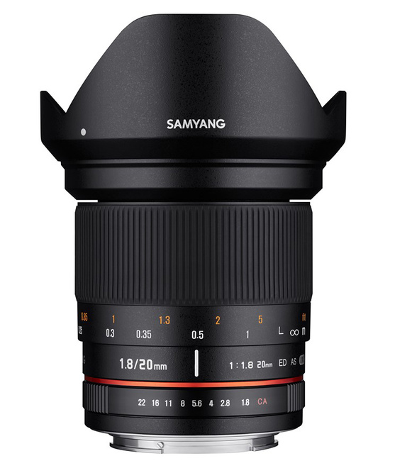 SAMYANG<br/>20/1.8 ED AS UM SONY E
