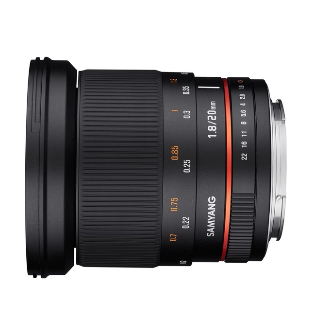 SAMYANG<br/>20/1.8 ED AS UM SONY E