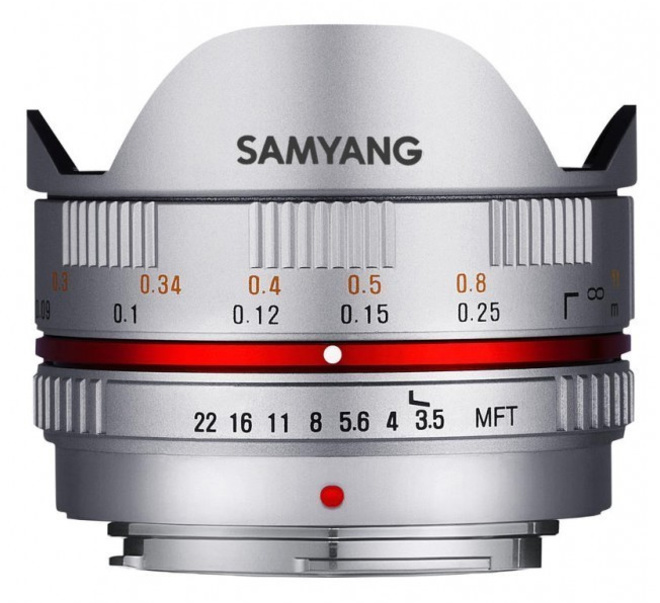 SAMYANG<br/>7.5/3.5 UMC Fisheye Micro 4/3 Argent
