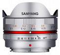 SAMYANG<br/>7.5/3.5 UMC Fisheye Micro 4/3 Argent
