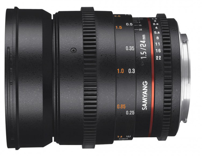SAMYANG<br/>24/T1.5 VDSLR II Sony E