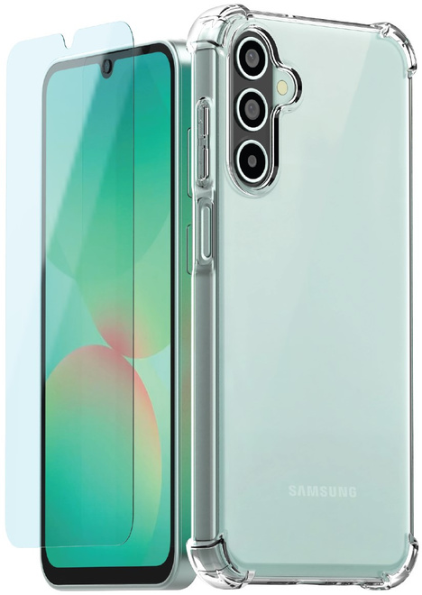 SAMSUNG<br/>coque transparente + pe a16 4g/5g