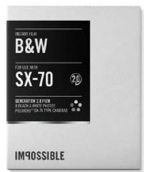 IMPOSSIBLE<br/>film sx70 b/w gen2.