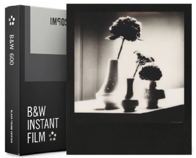 IMPOSSIBLE film 600 b/w black frame.