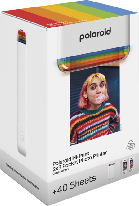 POLAROID<br/>E-BOX HI-PRINT 2X3 GEN2 BLANCHE