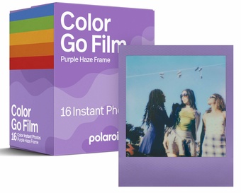 POLAROID<br/>BIPACK FILM COULEUR CADRE VIOLET - GO