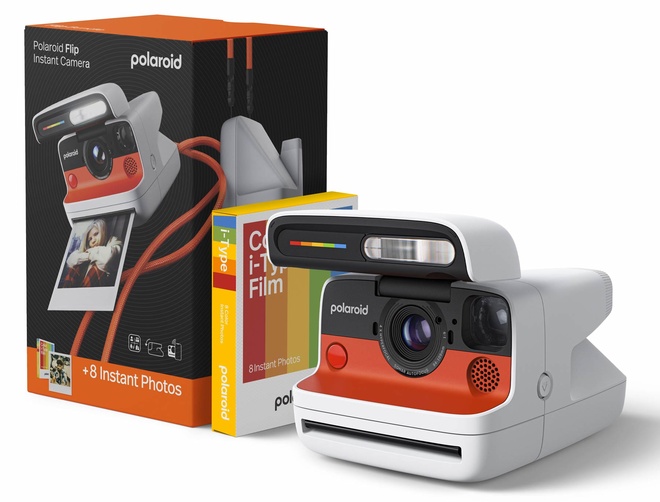 POLAROID<br/>POLAROID FLIP BLANC + FILM BUNDLE 8